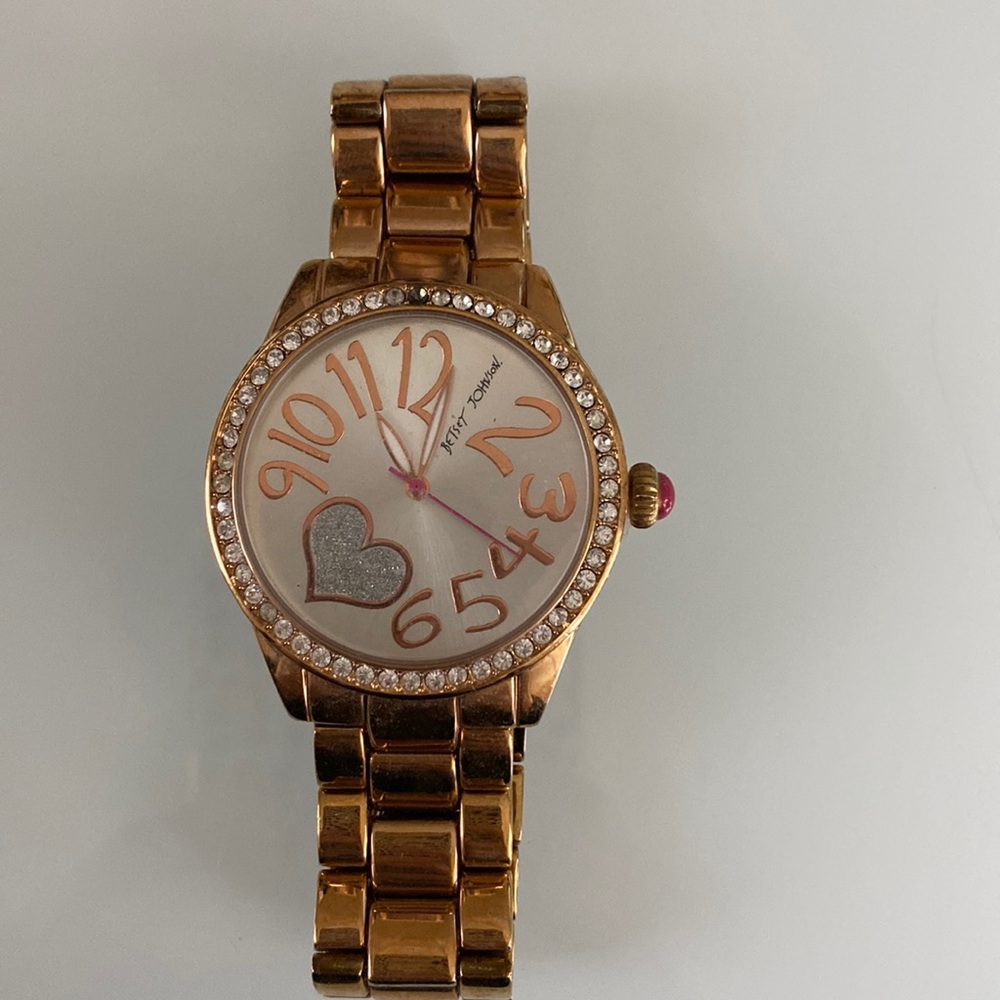 Betsey Johnson Watch Rose Gold